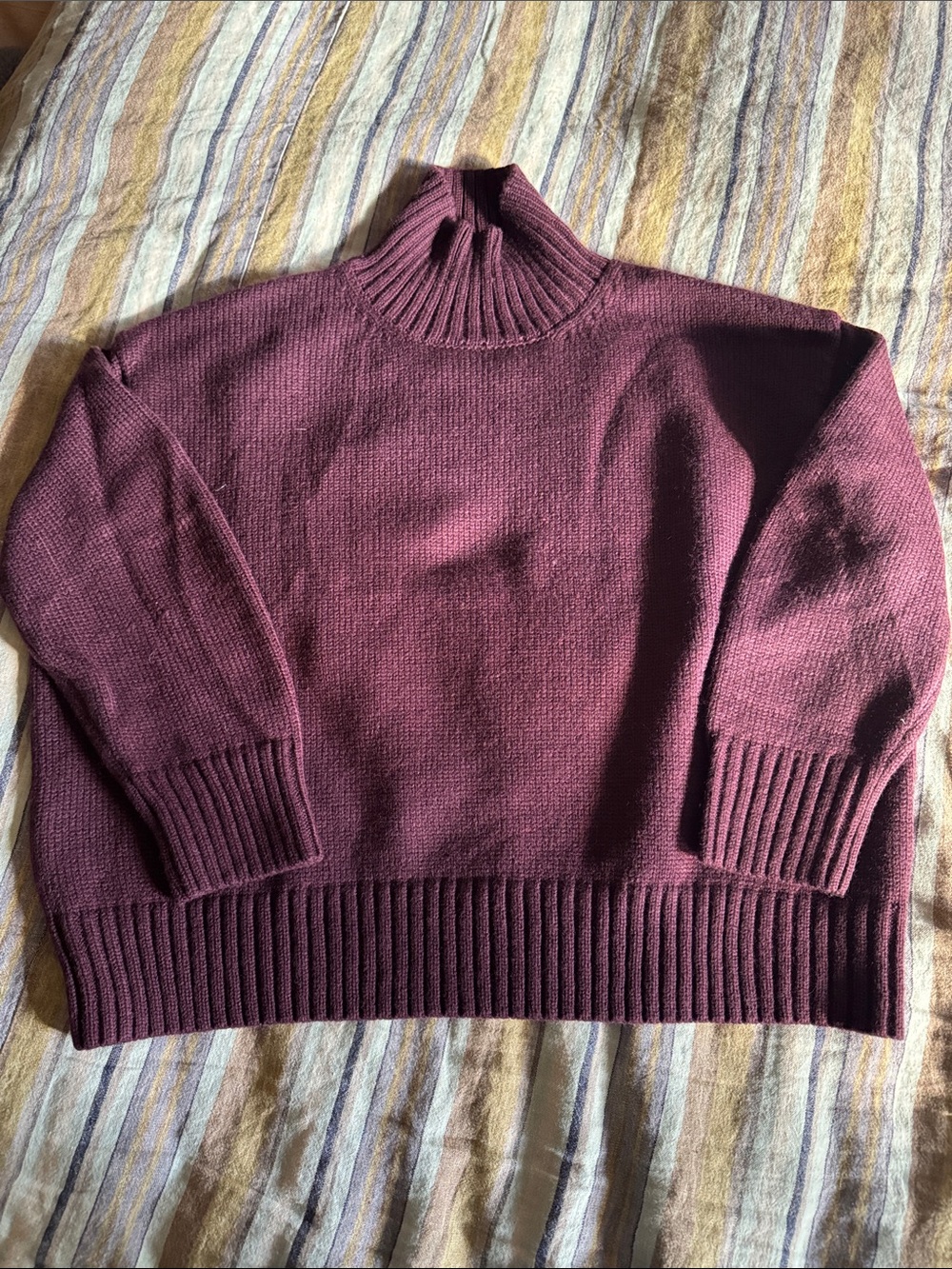 COS Chunky Cashmere Mockneck Sweater, NWOT, S